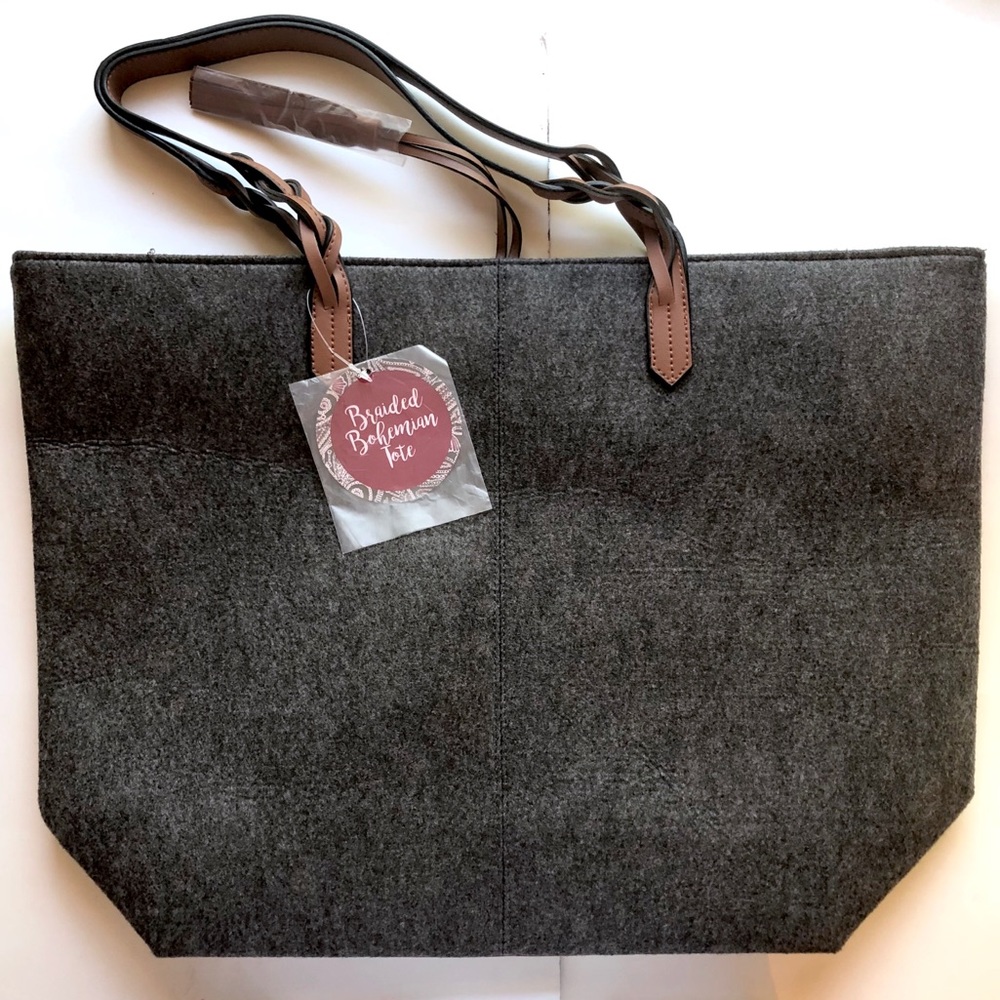 NWT Braided Bohemian Tote